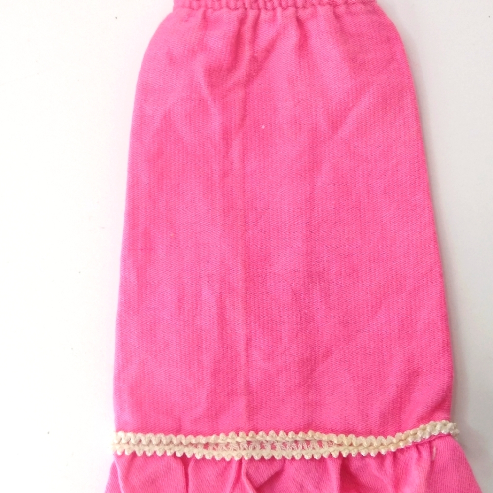 Vintage 1974 Mattel Barbie Outfit Pink Maxi Skirt AS IS